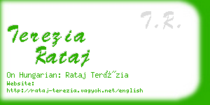 terezia rataj business card